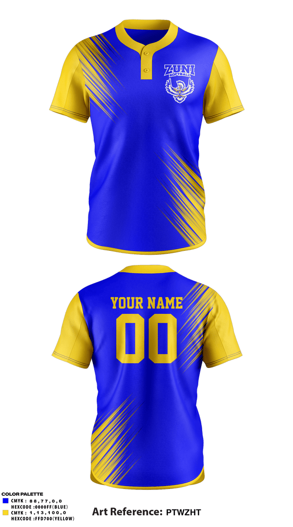 Two Button Softball Jersey, Zuni High School Softball, Softball, Teamtime, Team time, sublimation, custom sports apparel, team uniforms, spirit wear, spiritwear, sports uniforms, custom shirts, team store, custom team store, fundraiser sports, apparel fundraiser
