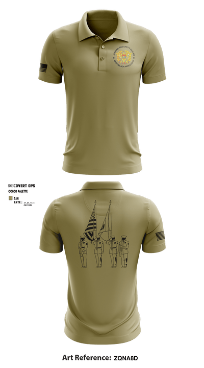 Detachment Republica Moldova 57338540 Short Sleeve Performance Polo - 2