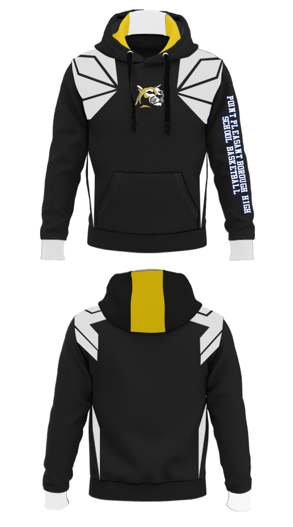 Hoodie, Point Pleasant Borough High School Basketball, Women's Basketball, Teamtime, Team time, sublimation, custom sports apparel, team uniforms, spirit wear, spiritwear, sports uniforms, custom shirts, team store, custom team store, fundraiser sports, apparel fundraiser
