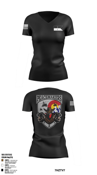 Women's Short Sleeve Vneck Shirt, , Army, Teamtime, Team time, sublimation, custom sports apparel, team uniforms, spirit wear, spiritwear, sports uniforms, custom shirts, team store, custom team store, fundraiser sports, apparel fundraiser