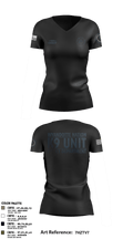 K9 Unit 27578074 Women's Short Sleeve V-neck Shirt - 12