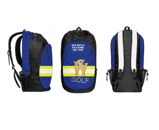 Gear Bag, West Seattle High School Golf Team, Golf, Teamtime, Team time, sublimation, custom sports apparel, team uniforms, spirit wear, spiritwear, sports uniforms, custom shirts, team store, custom team store, fundraiser sports, apparel fundraiser