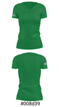 Cresset Christian Academy Basketball 24746869 Women's Short Sleeve V-neck Shirt - 21