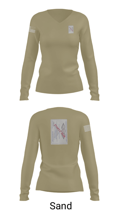 346th TADC(A) 1190959 Women's Long Sleeve V-neck Shirt - 42