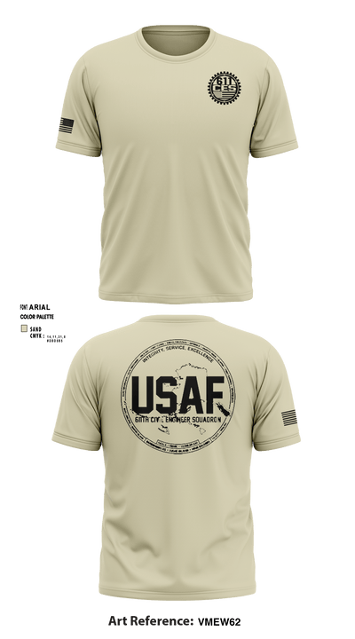611 CES 65338274 Short Sleeve Performance Shirt - 6