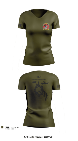 Women's Short Sleeve Vneck Shirt, , Marines, Teamtime, Team time, sublimation, custom sports apparel, team uniforms, spirit wear, spiritwear, sports uniforms, custom shirts, team store, custom team store, fundraiser sports, apparel fundraiser