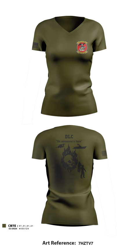 Women's Short Sleeve Vneck Shirt, , Marines, Teamtime, Team time, sublimation, custom sports apparel, team uniforms, spirit wear, spiritwear, sports uniforms, custom shirts, team store, custom team store, fundraiser sports, apparel fundraiser