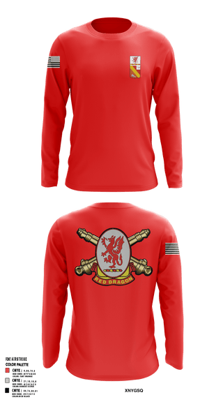Long Sleeve Performance Shirt, 3/13th Field Artillery Battalion, Army, Teamtime, Team time, sublimation, custom sports apparel, team uniforms, spirit wear, spiritwear, sports uniforms, custom shirts, team store, custom team store, fundraiser sports, apparel fundraiser