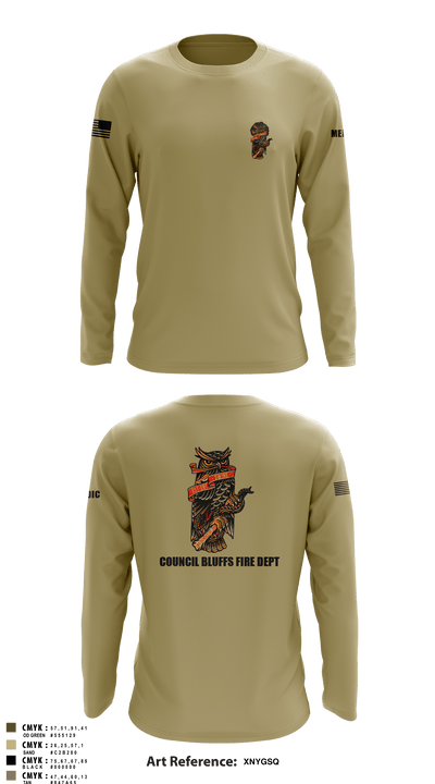 CBFD tac medics 89329509 Long Sleeve Performance Shirt - 4