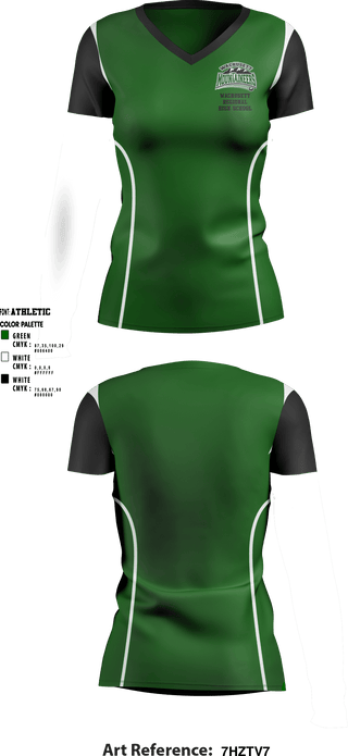Women's Short Sleeve Vneck Shirt, Wachusett Regional High School Ice Hockey, Ice Hockey, Teamtime, Team time, sublimation, custom sports apparel, team uniforms, spirit wear, spiritwear, sports uniforms, custom shirts, team store, custom team store, fundraiser sports, apparel fundraiser
