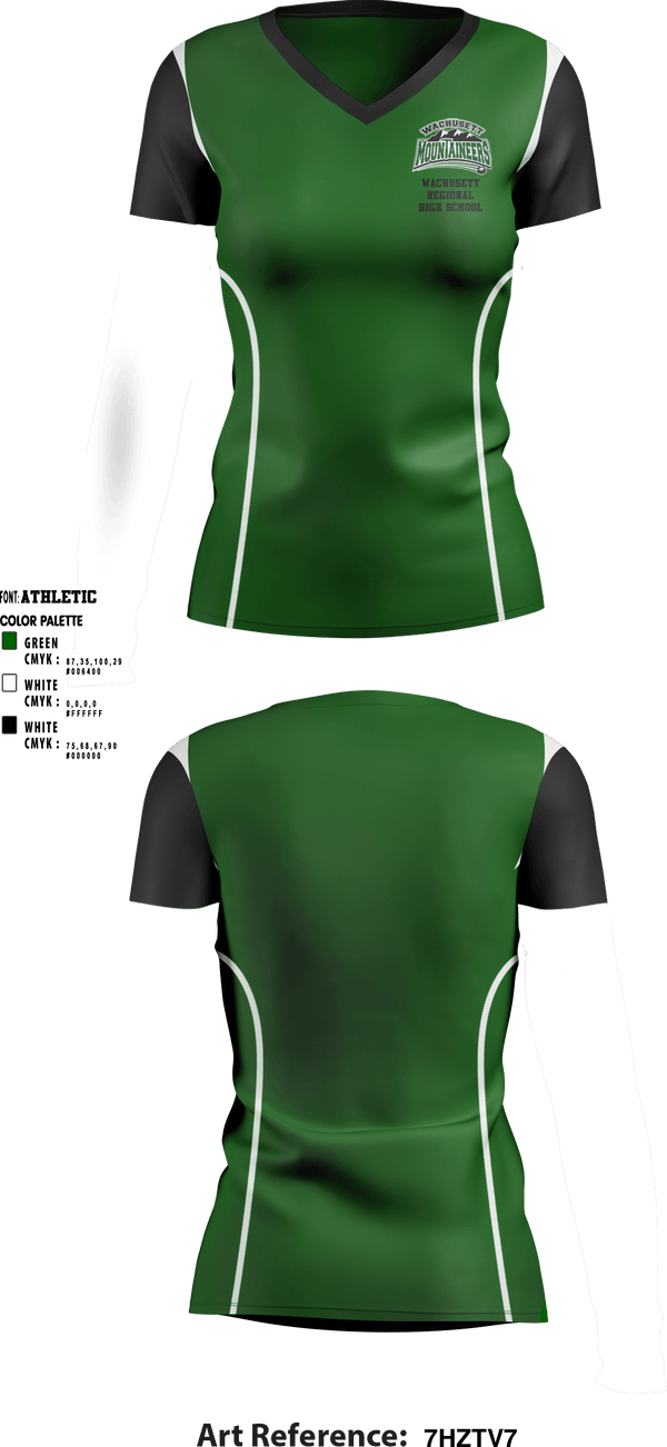 Women's Short Sleeve Vneck Shirt, Wachusett Regional High School Ice Hockey, Ice Hockey, Teamtime, Team time, sublimation, custom sports apparel, team uniforms, spirit wear, spiritwear, sports uniforms, custom shirts, team store, custom team store, fundraiser sports, apparel fundraiser