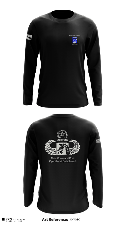MCPOD-XVIII ABN CORPS 34488688 Long Sleeve Performance Shirt - 6
