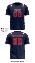 Merrimack Valley Flag Football 51050424 Short Sleeve Performance Shirt - 8