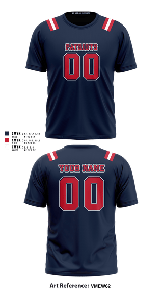 Short Sleeve Performance Shirt, Merrimack Valley Flag Football, Football, Teamtime, Team time, sublimation, custom sports apparel, team uniforms, spirit wear, spiritwear, sports uniforms, custom shirts, team store, custom team store, fundraiser sports, apparel fundraiser