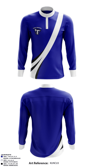 Quarter Zip Jacket, Trona Joint Unified High School, Spirit Store, Teamtime, Team time, sublimation, custom sports apparel, team uniforms, spirit wear, spiritwear, sports uniforms, custom shirts, team store, custom team store, fundraiser sports, apparel fundraiser