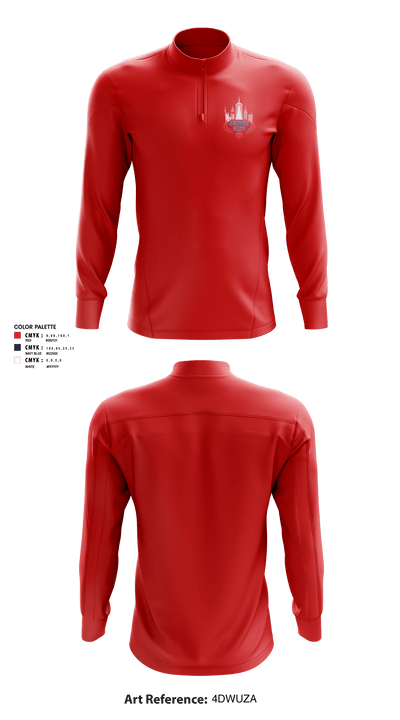 DTG Basketball 38220233 Quarter Zip Jacket - 2
