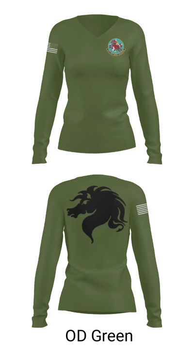 820 RED HORSE 81317160 Women's Long Sleeve V-neck Shirt - 40