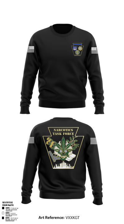 Narcotics Task Force 49411271 Crew Neck Sweatshirt - 49