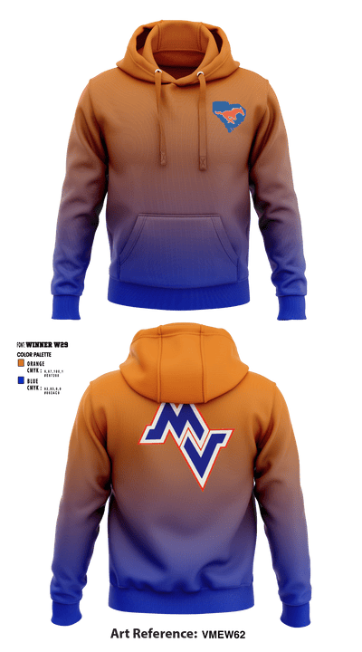 Midland Valley High School Volleyball 20426113 Hoodie - 1