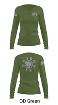 Trident Training Facility Kings Bay 40066174 Women's Long Sleeve V-neck Shirt - 40