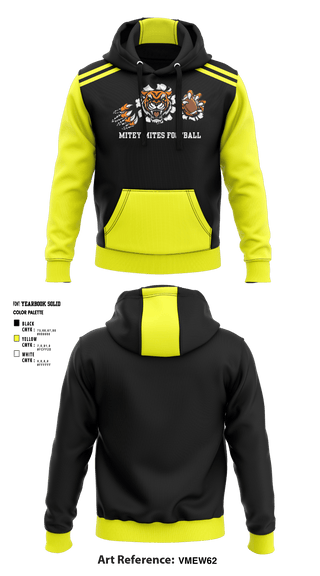 Hoodie, Mitey Mites, Football, Teamtime, Team time, sublimation, custom sports apparel, team uniforms, spirit wear, spiritwear, sports uniforms, custom shirts, team store, custom team store, fundraiser sports, apparel fundraiser