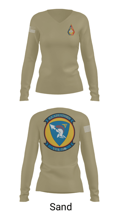 VF-106 60512083 Women's Long Sleeve V-neck Shirt - 42