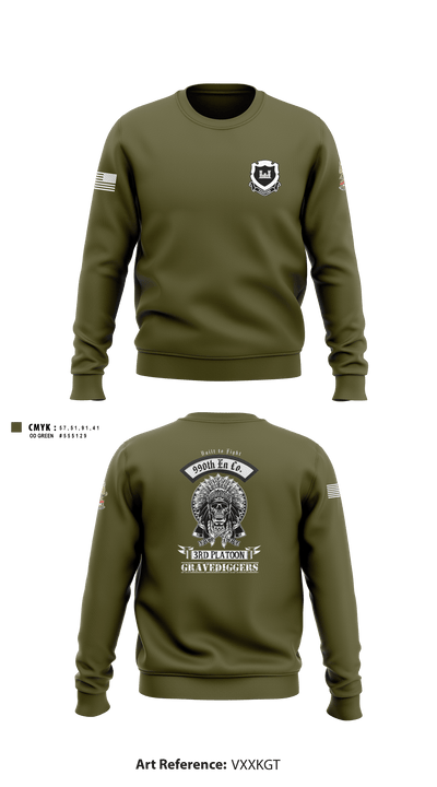 990th EVCC 27065192 Crew Neck Sweatshirt - 1