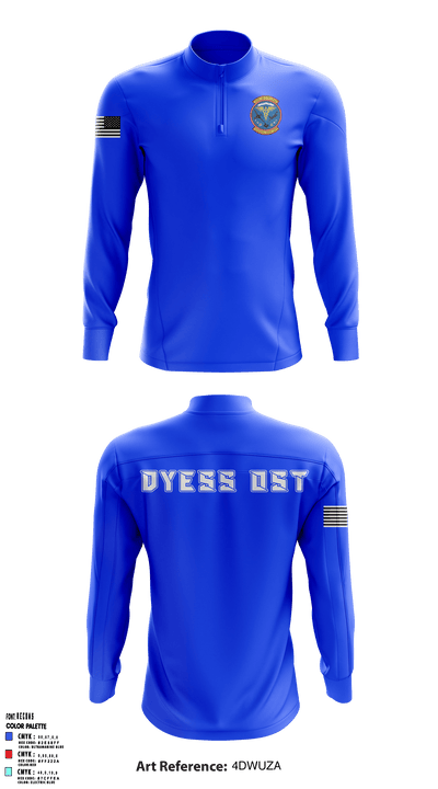 Dyess AFB Operational Support Team 10526750 Quarter Zip Jacket - 2