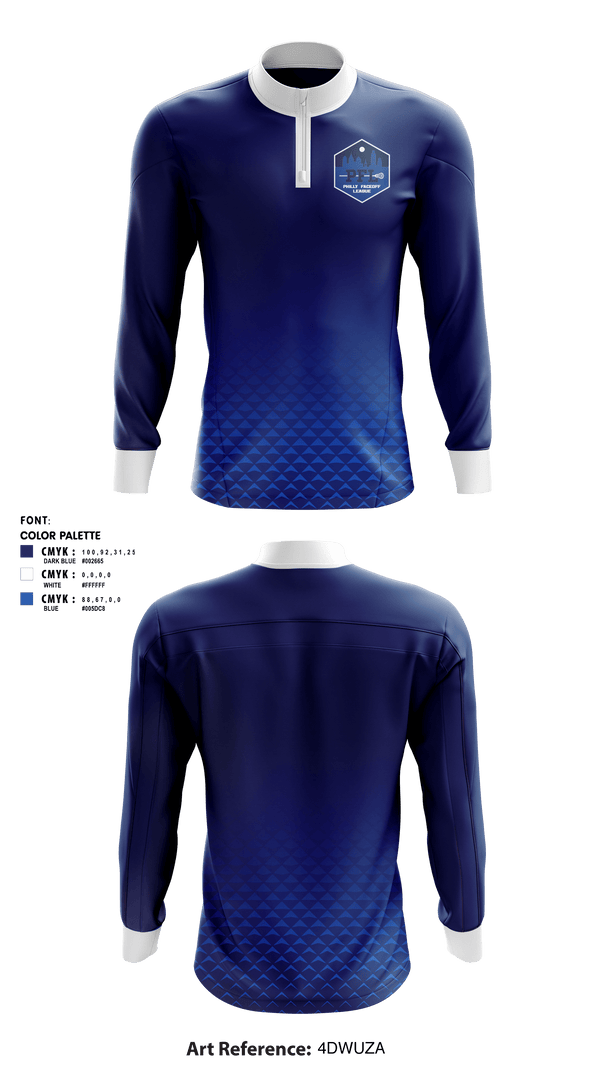 Quarter Zip Jacket, Philly Face-Off League, Spirit Store, Teamtime, Team time, sublimation, custom sports apparel, team uniforms, spirit wear, spiritwear, sports uniforms, custom shirts, team store, custom team store, fundraiser sports, apparel fundraiser