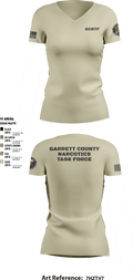 GCNTF 76006174 Women's Short Sleeve V-neck Shirt - 1