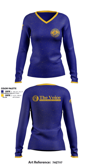 Women's Long Sleeve Vneck Shirt, Terra Linda High School Cheer, Cheer, Teamtime, Team time, sublimation, custom sports apparel, team uniforms, spirit wear, spiritwear, sports uniforms, custom shirts, team store, custom team store, fundraiser sports, apparel fundraiser