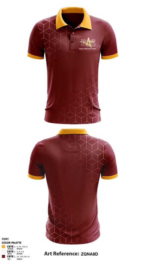 Short Sleeve Performance Polo, Regional Alop School, Spirit Store, Teamtime, Team time, sublimation, custom sports apparel, team uniforms, spirit wear, spiritwear, sports uniforms, custom shirts, team store, custom team store, fundraiser sports, apparel fundraiser