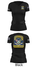 Connecticut State Police 53595968 Women's Short Sleeve V-neck Shirt - 21