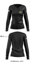 Milton Police Department 34508245 Women's Long Sleeve V-neck Shirt - 6