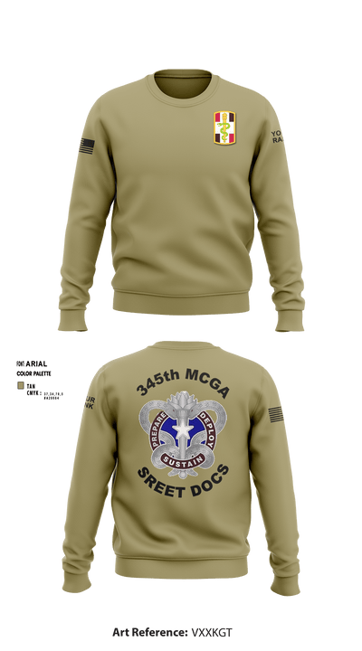 345th MCGA 98196690 Crew Neck Sweatshirt - 4