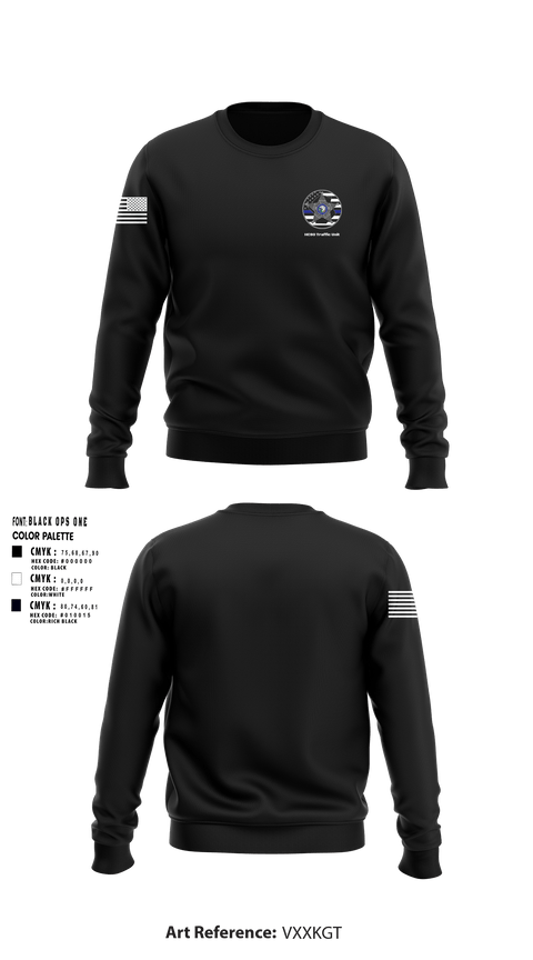 Crew Neck Sweatshirt, HCSO Traffic Unit, Police, Teamtime, Team time, sublimation, custom sports apparel, team uniforms, spirit wear, spiritwear, sports uniforms, custom shirts, team store, custom team store, fundraiser sports, apparel fundraiser
