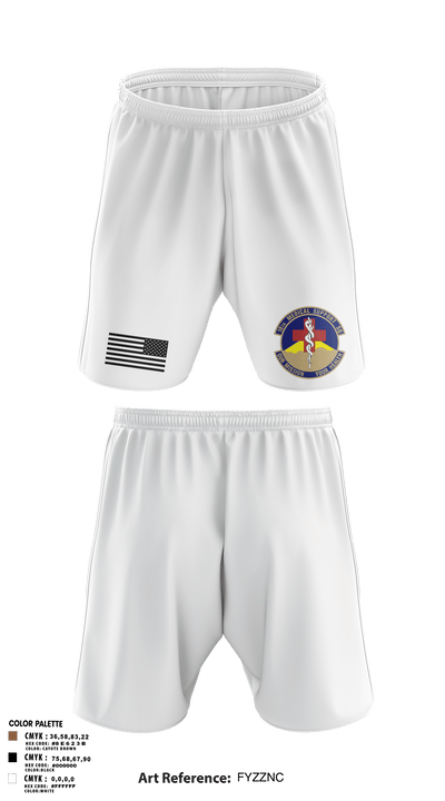 18 Medical Support Squadron 85119719 Athletic Shorts With Pockets - 5