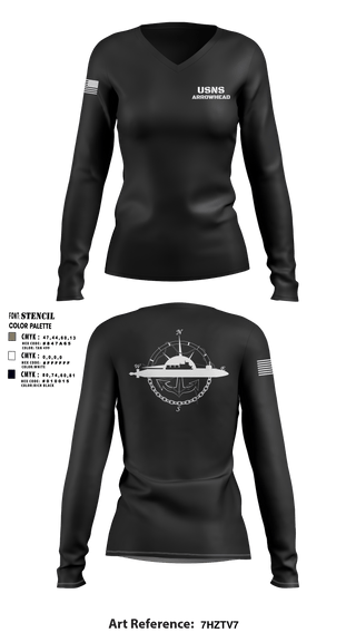 Women's Long Sleeve Vneck Shirt, , Navy, Teamtime, Team time, sublimation, custom sports apparel, team uniforms, spirit wear, spiritwear, sports uniforms, custom shirts, team store, custom team store, fundraiser sports, apparel fundraiser