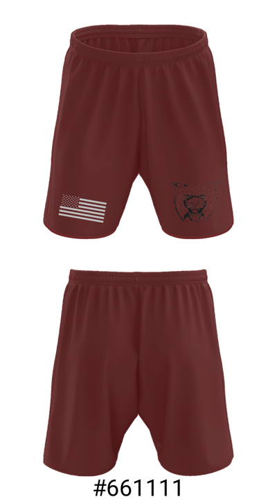 Baptist Hill High School Cheer 89620013 Athletic Shorts With Pockets - 15