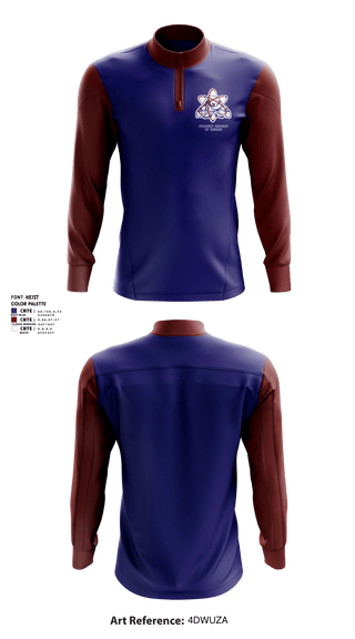 Quarter Zip Jacket, SYRACUSE ACADEMY, Men's Soccer, Teamtime, Team time, sublimation, custom sports apparel, team uniforms, spirit wear, spiritwear, sports uniforms, custom shirts, team store, custom team store, fundraiser sports, apparel fundraiser