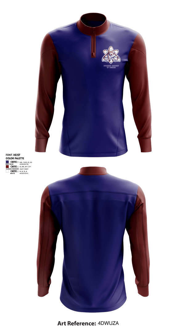 Quarter Zip Jacket, SYRACUSE ACADEMY, Men's Soccer, Teamtime, Team time, sublimation, custom sports apparel, team uniforms, spirit wear, spiritwear, sports uniforms, custom shirts, team store, custom team store, fundraiser sports, apparel fundraiser