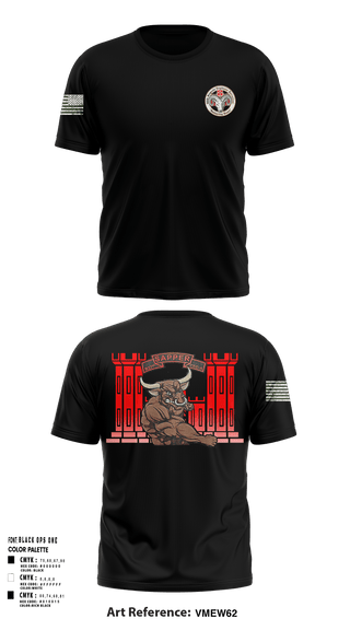 Short Sleeve Performance Shirt, B Co 70th BEB937th CEC-A, , Teamtime, Team time, sublimation, custom sports apparel, team uniforms, spirit wear, spiritwear, sports uniforms, custom shirts, team store, custom team store, fundraiser sports, apparel fundraiser