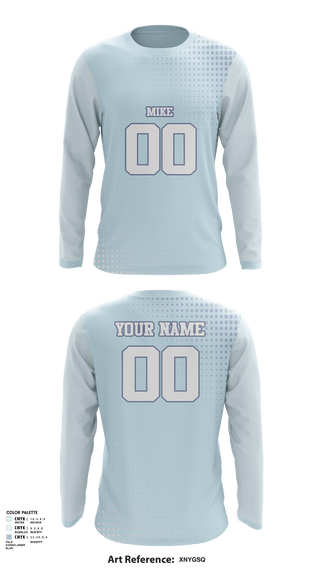 Long Sleeve Performance Shirt, Mike, Football, Teamtime, Team time, sublimation, custom sports apparel, team uniforms, spirit wear, spiritwear, sports uniforms, custom shirts, team store, custom team store, fundraiser sports, apparel fundraiser