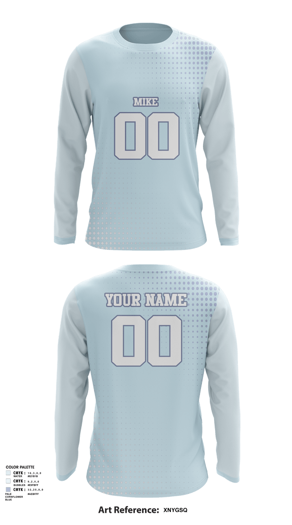 Long Sleeve Performance Shirt, Mike, Football, Teamtime, Team time, sublimation, custom sports apparel, team uniforms, spirit wear, spiritwear, sports uniforms, custom shirts, team store, custom team store, fundraiser sports, apparel fundraiser