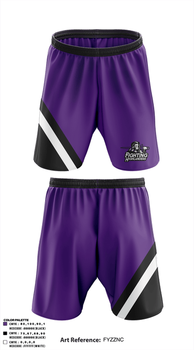 Baldwin High School 30634360 Athletic Shorts With Pockets - 1