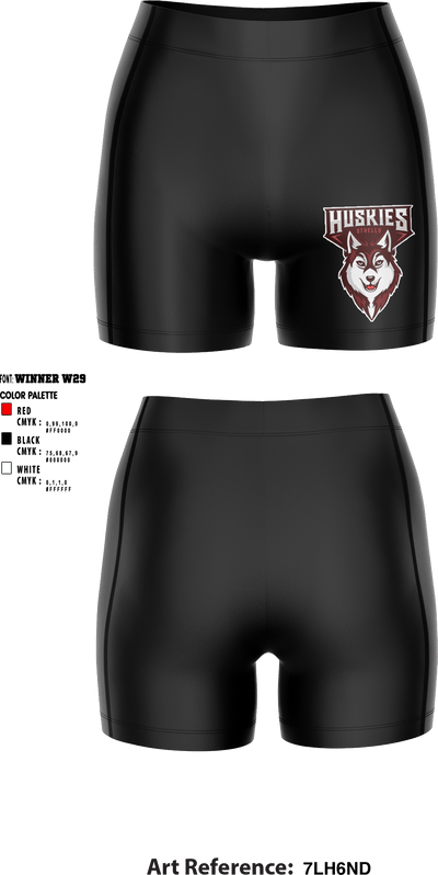 Othello High School Volleyball 2375763 Women's Compression Shorts - 2