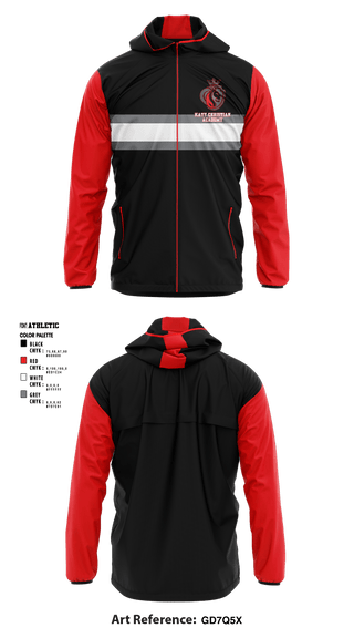 Windbreaker, Katy Christian Academy, Spirit Store, Teamtime, Team time, sublimation, custom sports apparel, team uniforms, spirit wear, spiritwear, sports uniforms, custom shirts, team store, custom team store, fundraiser sports, apparel fundraiser