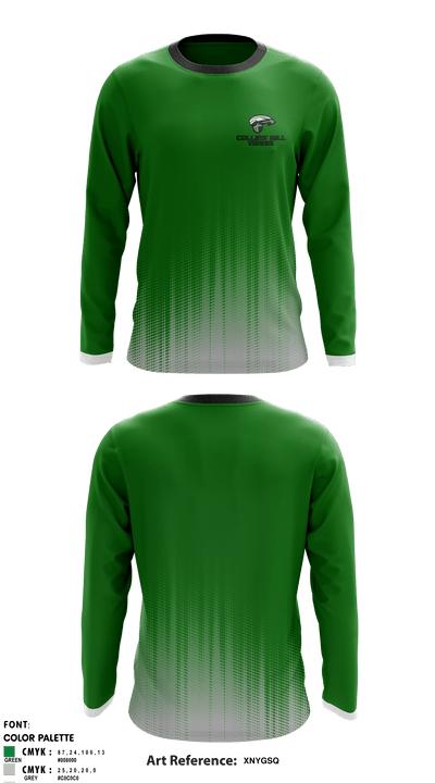 Collins Hill High School Tennis 13929141 Long Sleeve Performance Shirt - 1