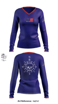 F1 Home Remodeling 33295350 Women's Long Sleeve V-neck Shirt - 1