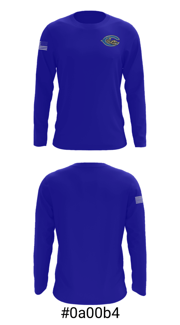 Long Sleeve Performance Shirt, Cumberland High School, Spirit Store, Teamtime, Team time, sublimation, custom sports apparel, team uniforms, spirit wear, spiritwear, sports uniforms, custom shirts, team store, custom team store, fundraiser sports, apparel fundraiser
